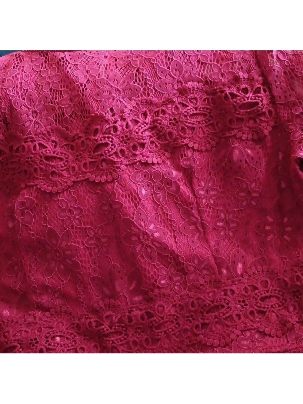 TICOSA Color Purple Zip Back Lace Formal Dress NWT Size L No - Picture 5 of 14